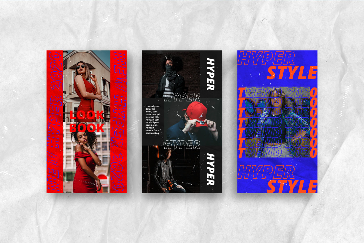 Hyper Story & Feed Instagram Template Hyper Story & Feed Instagram Template