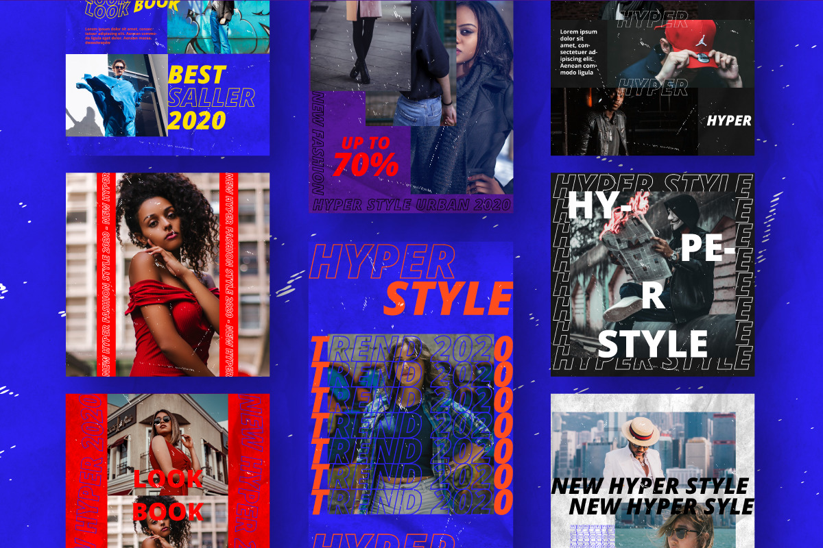 Hyper Story & Feed Instagram Template Hyper Story & Feed Instagram Template