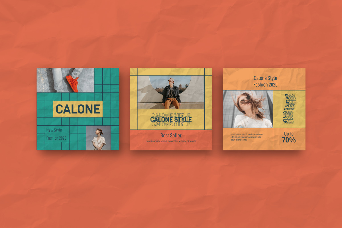 Calone Story &amp; Feed Instagram Template