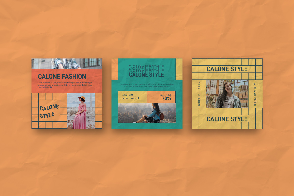 Calone Story &amp; Feed Instagram Template