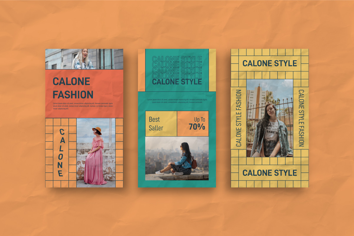 Calone Story &amp; Feed Instagram Template