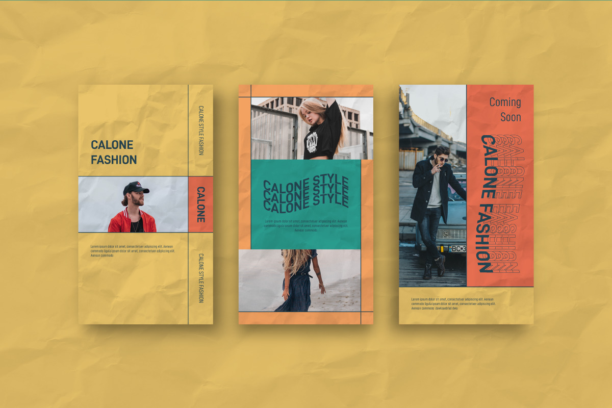 Calone Story &amp; Feed Instagram Template