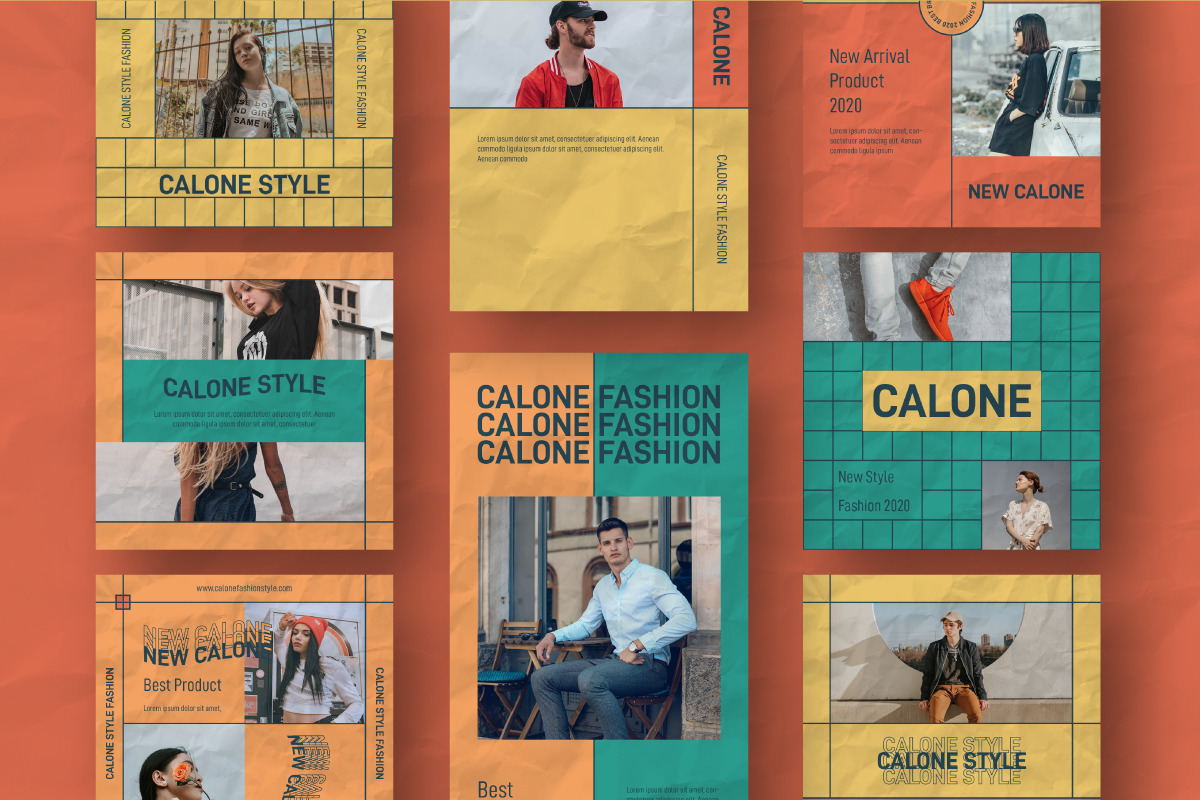 Calone Story & Feed Instagram Template Calone Story & Feed Instagram Template
