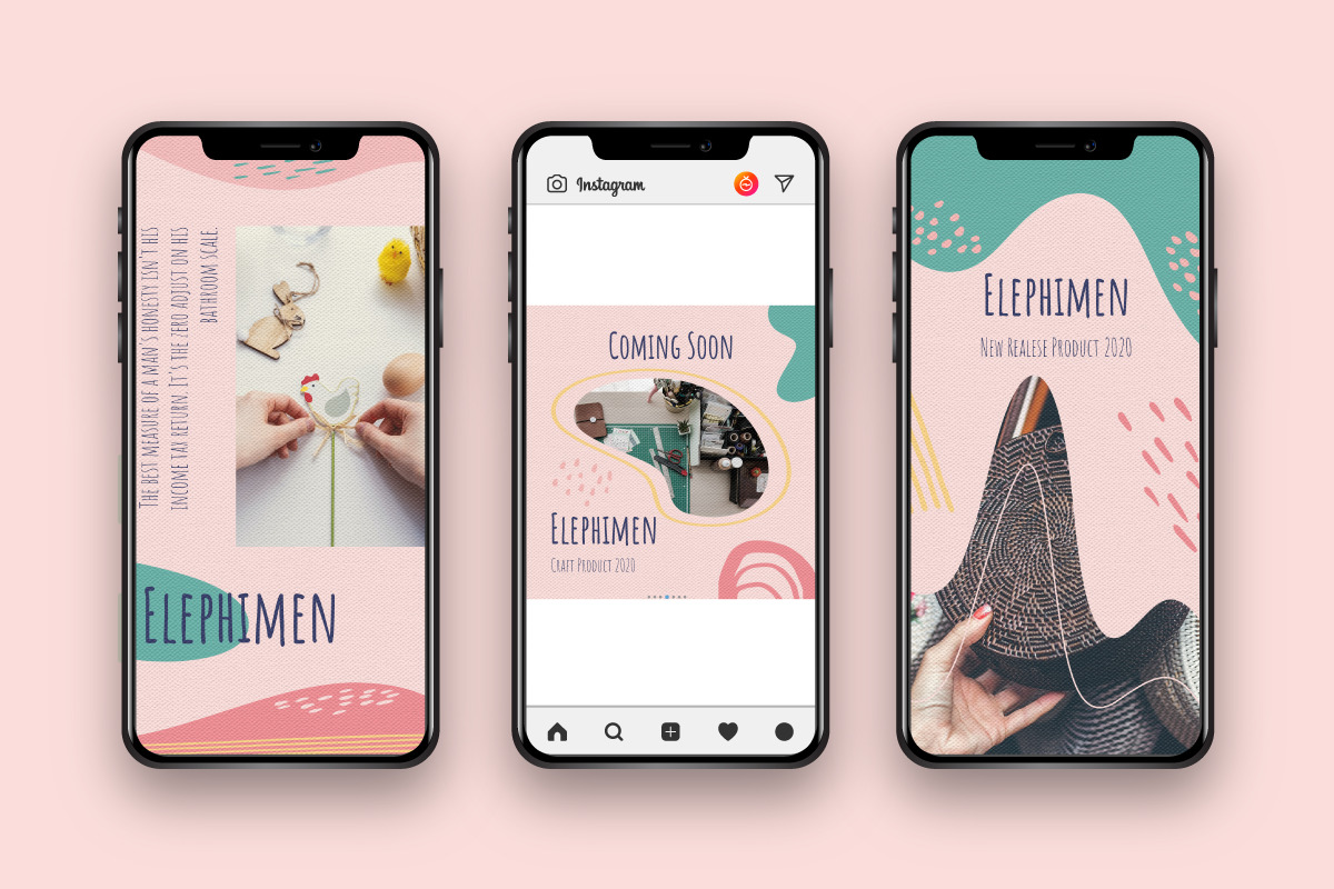 Elephimen Story & Feed Instagram Template Elephimen Story & Feed Instagram Template