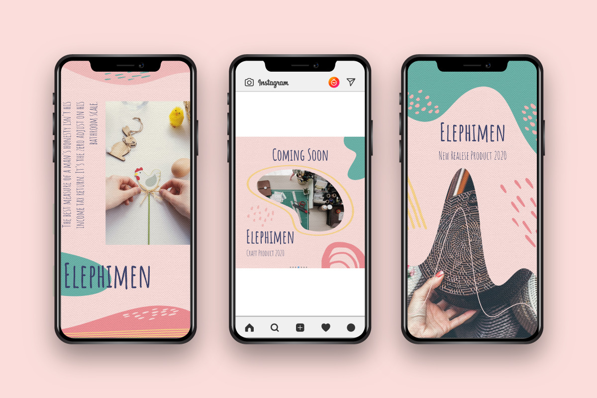 Elephimen Story &amp; Feed Instagram Template