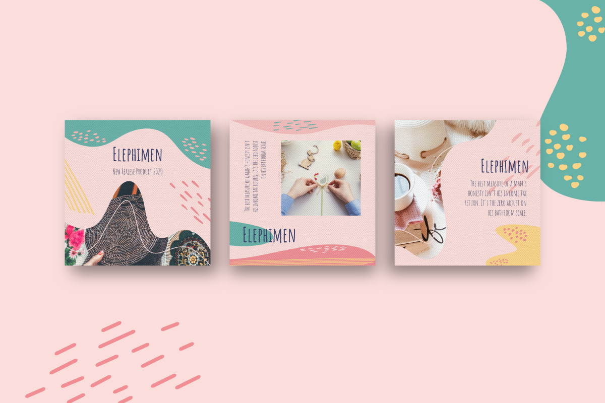 Elephimen Story & Feed Instagram Template Elephimen Story & Feed Instagram Template