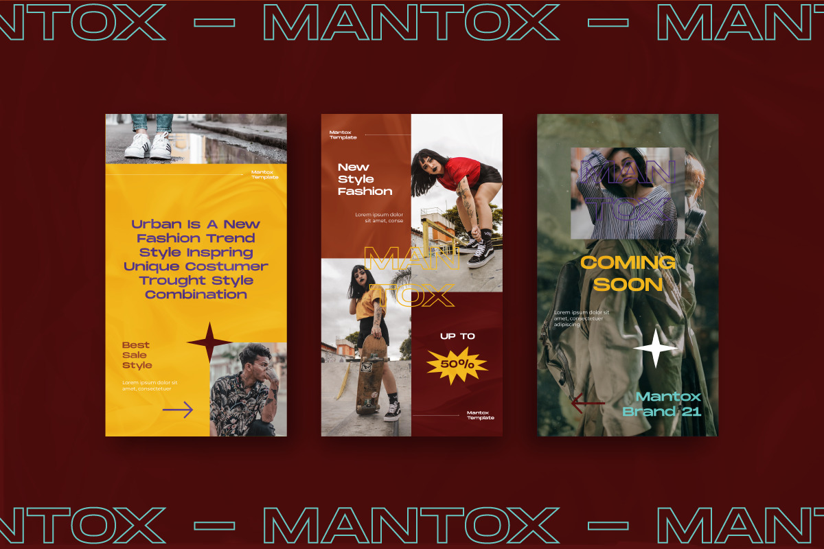 MANTOX Instagram Template MANTOX Instagram Template
