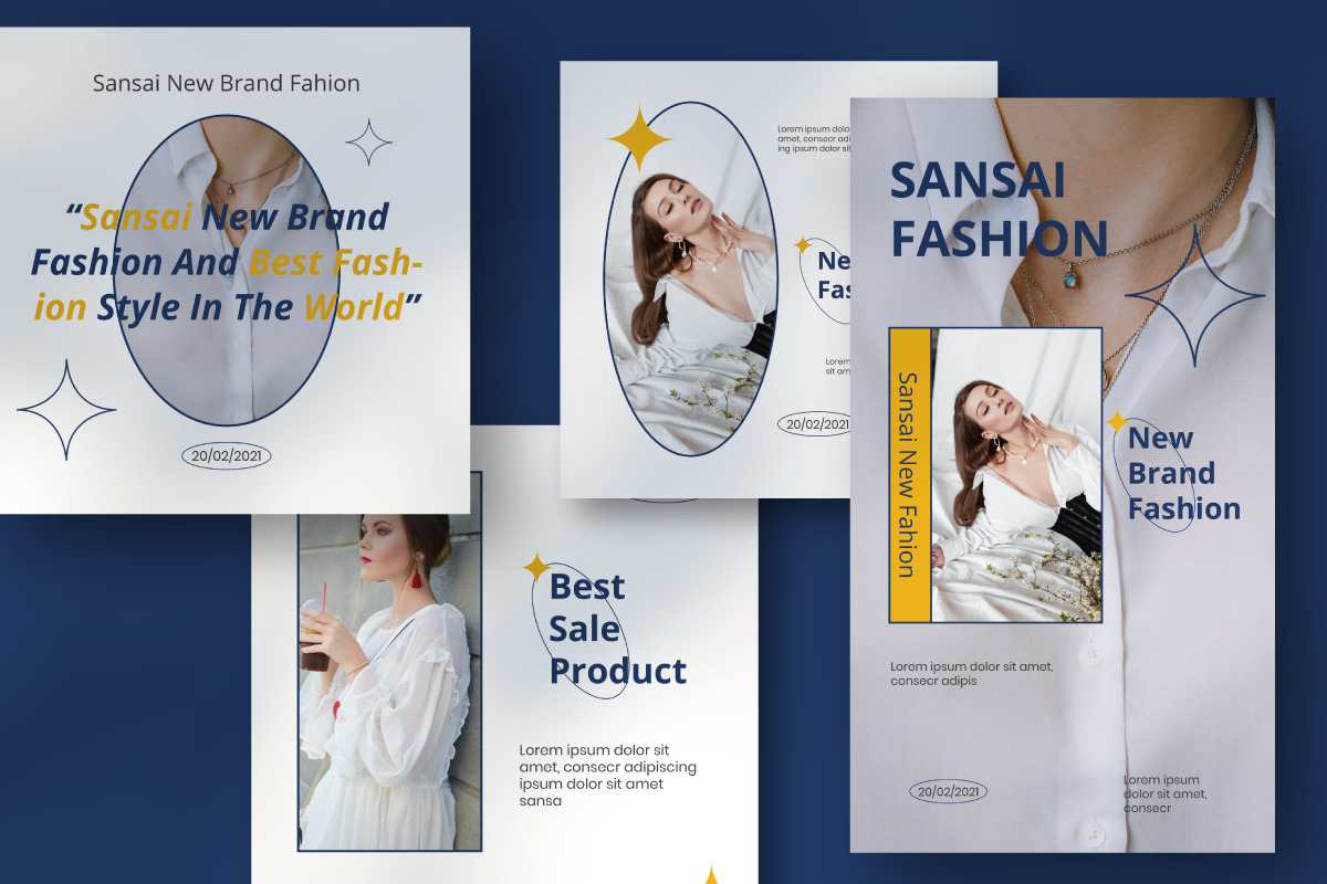 SANSAI Instagram Template