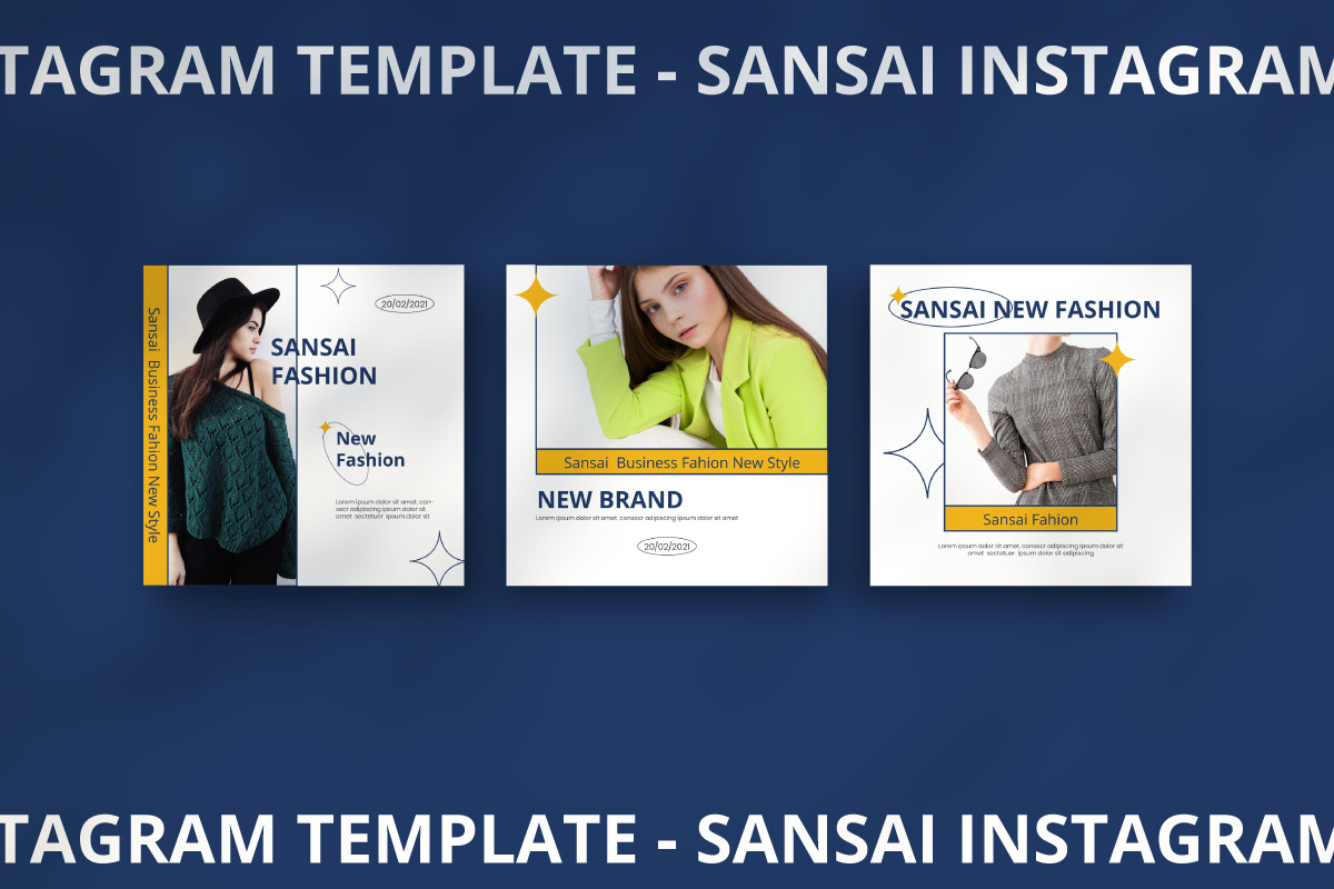 SANSAI Instagram Template