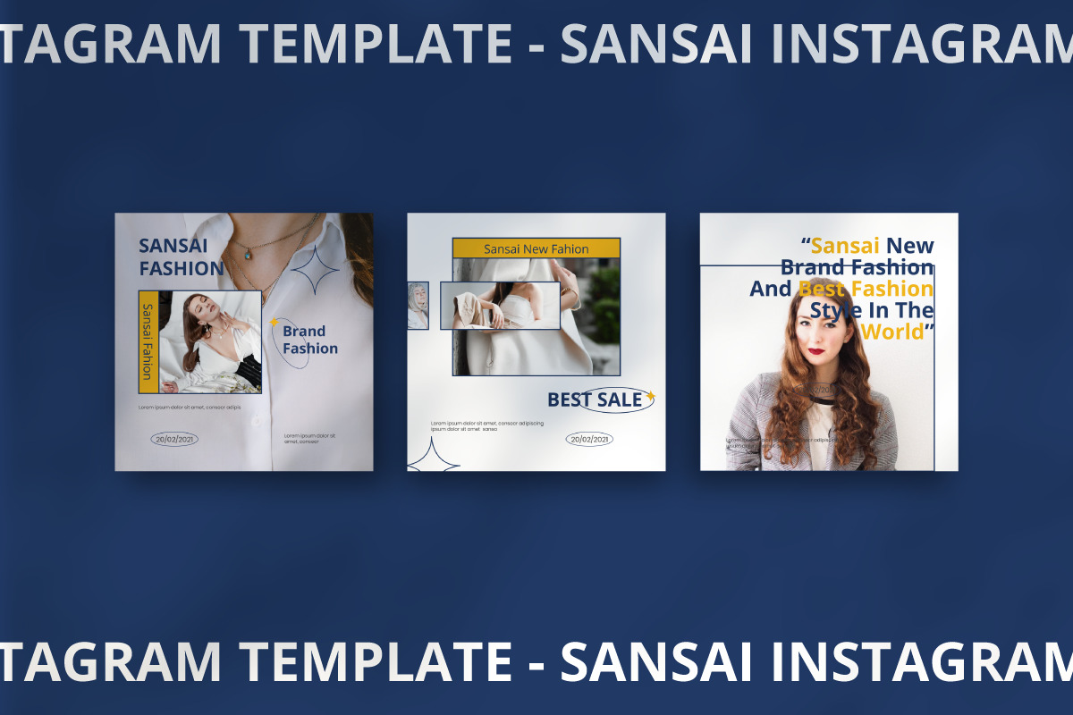 SANSAI Instagram Template