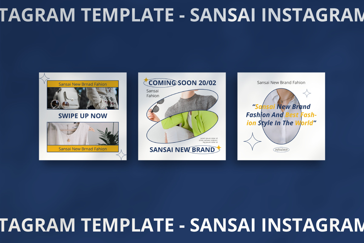 SANSAI Instagram Template