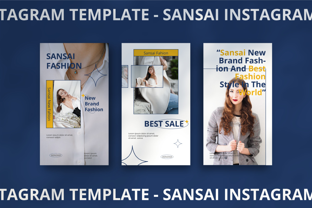 SANSAI Instagram Template