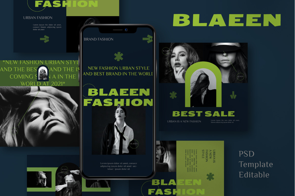 BLAEEN - Brand Instagram Template BLAEEN - Brand Instagram Template
