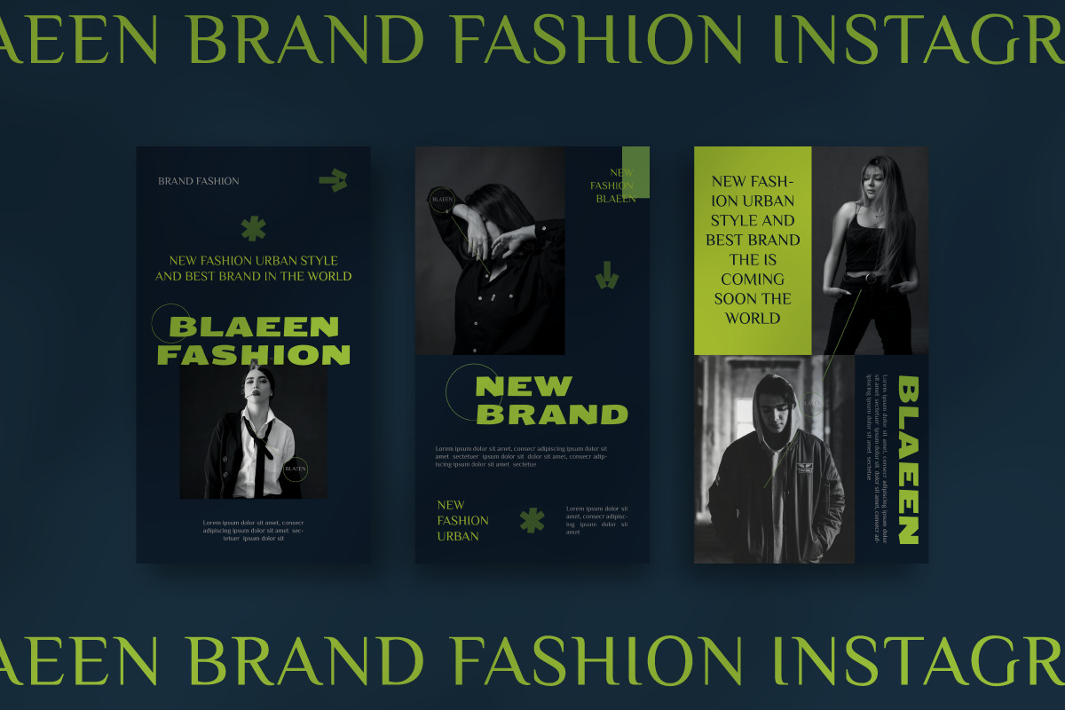 BLAEEN - Brand Instagram Template BLAEEN - Brand Instagram Template