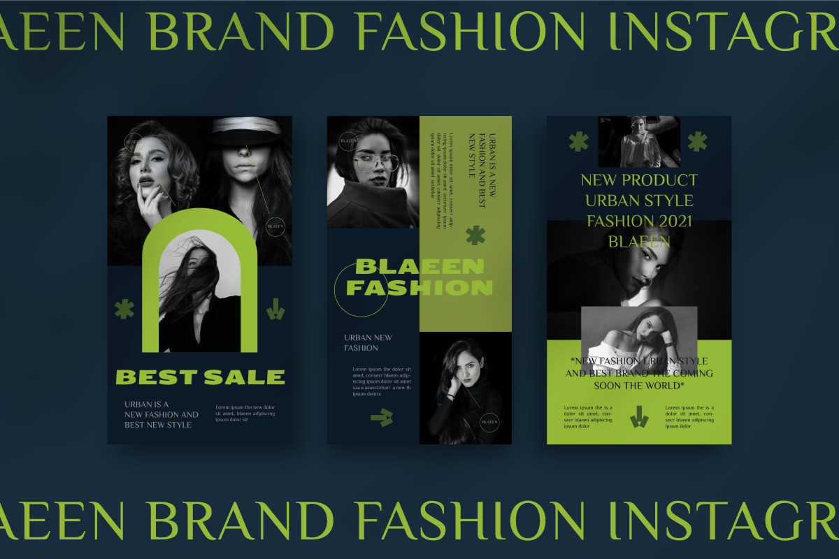 BLAEEN - Brand Instagram Template BLAEEN - Brand Instagram Template