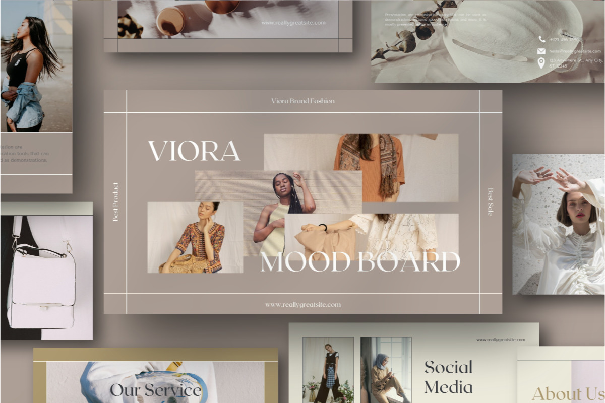 Viora Brand - Canva Presentation Template