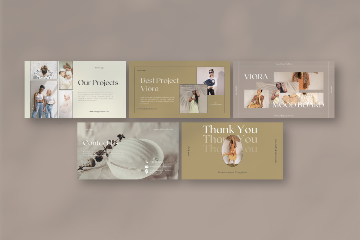 Viora Brand - Canva Presentation Template