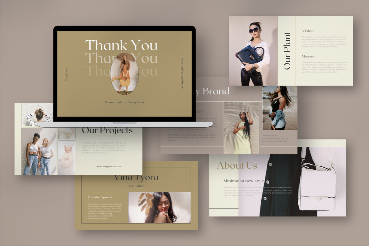 Viora Brand - Canva Presentation Template