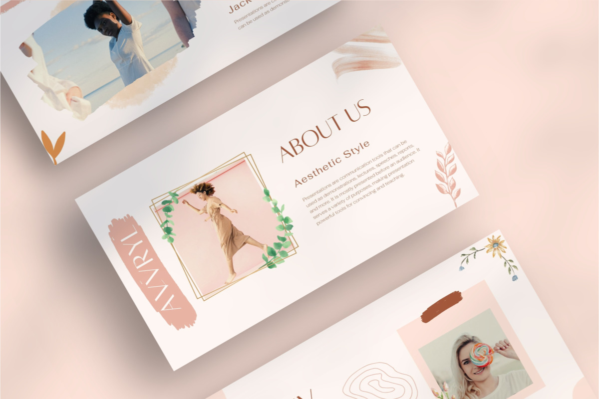 Avvryl Creative Brand - Canva Presentation Template