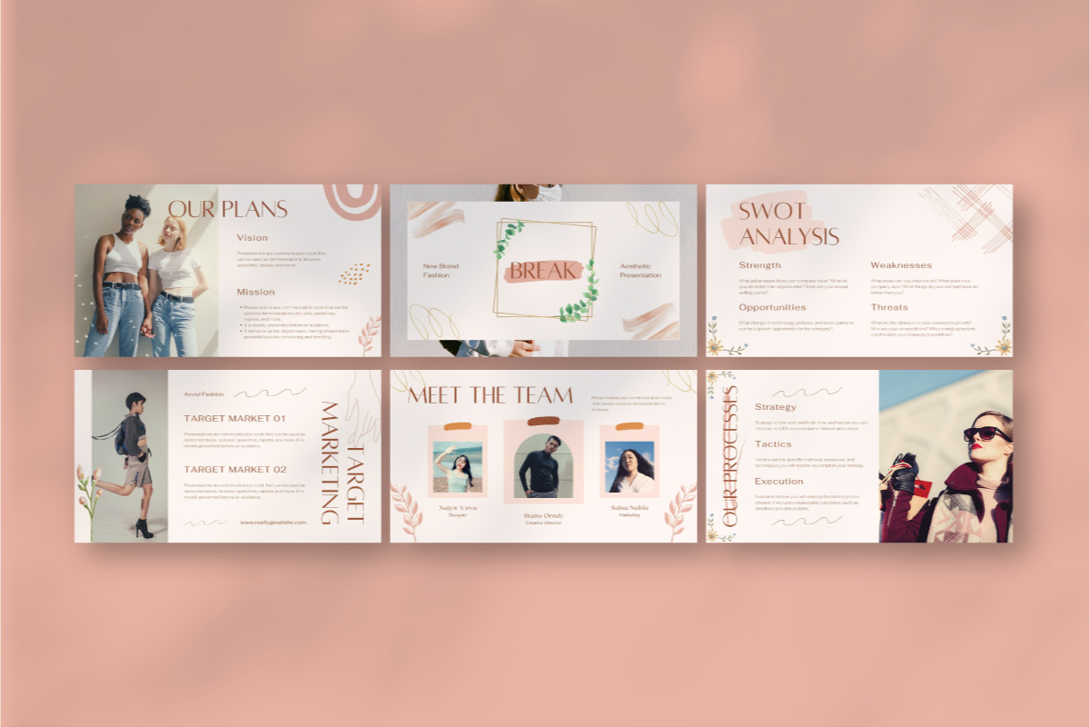 Avvryl Creative Brand - Canva Presentation Template