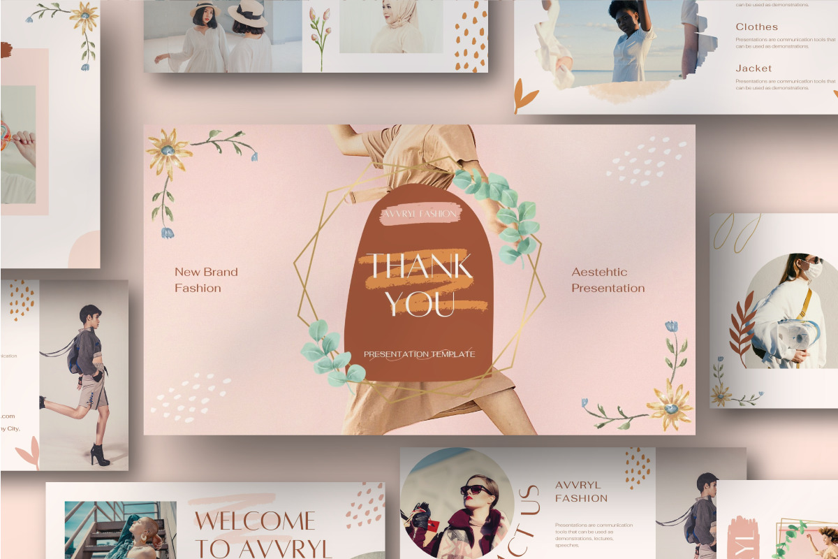 Avvryl Creative Brand - Canva Presentation Template