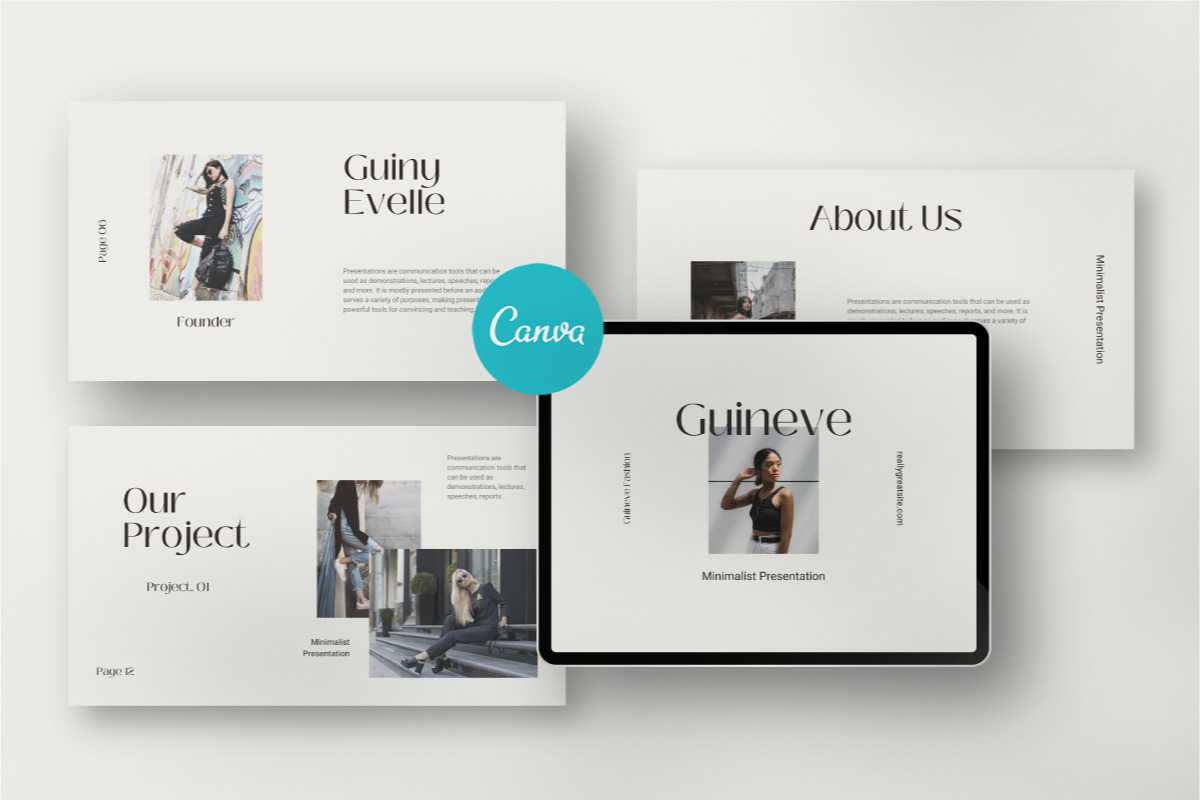 Guineve Brand - Canva Presentation Template Guineve Brand - Canva Presentation Template
