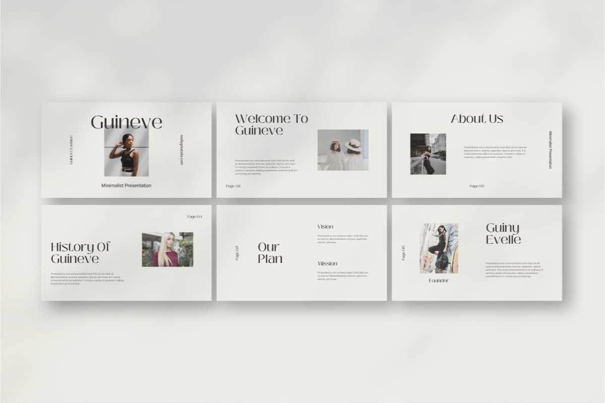 Guineve Brand - Canva Presentation Template Guineve Brand - Canva Presentation Template