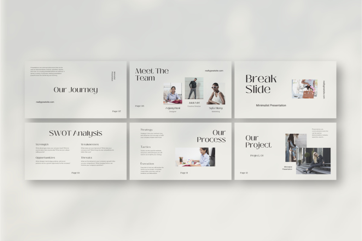 Guineve Brand - Canva Presentation Template Guineve Brand - Canva Presentation Template