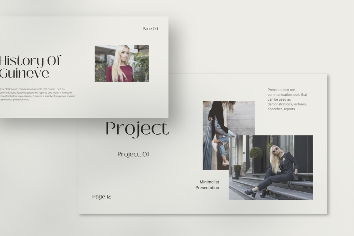 Guineve Brand - Canva Presentation Template Guineve Brand - Canva Presentation Template