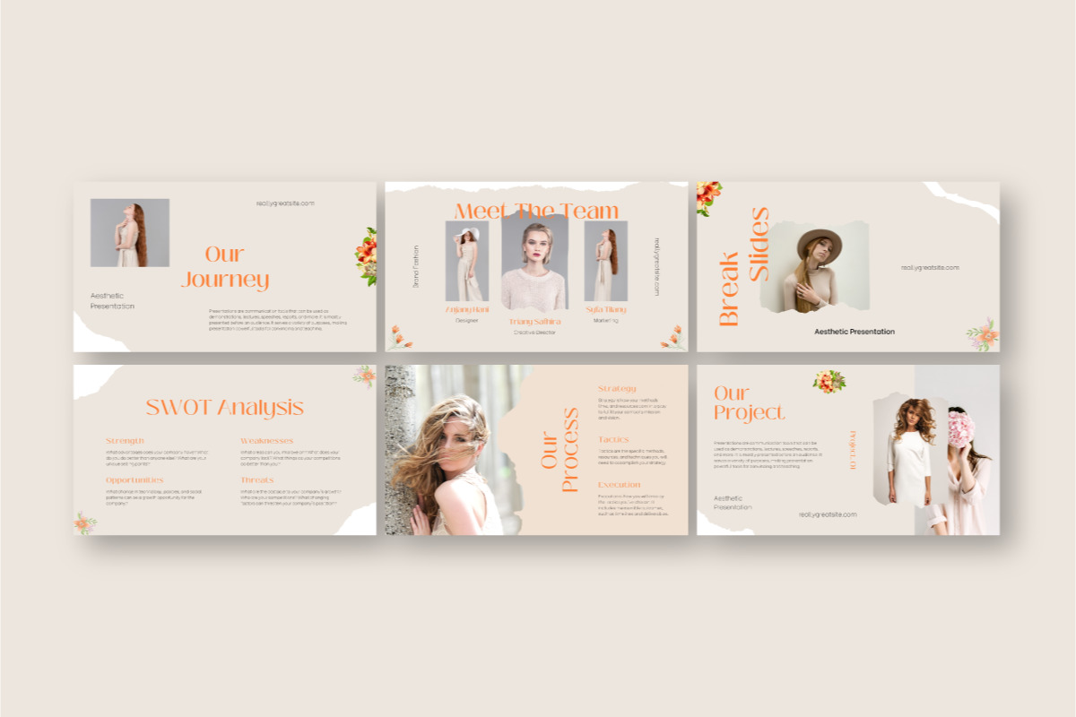 Vlowe Brand - Canva Presentation Template