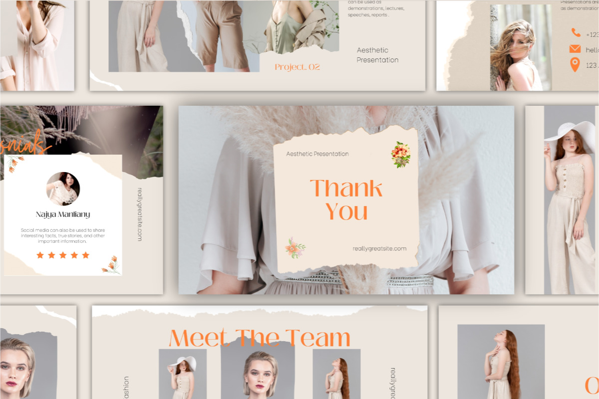 Vlowe Brand - Canva Presentation Template Vlowe Brand - Canva Presentation Template