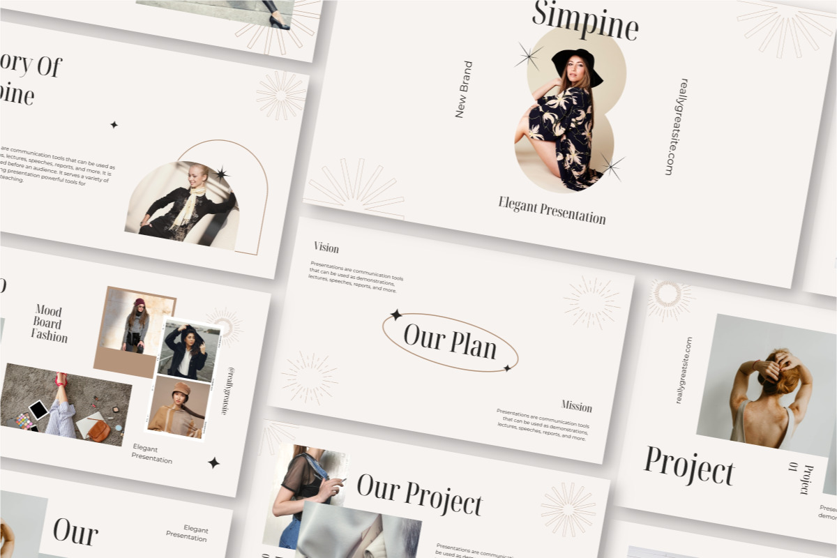 Simpine Brand - Canva Presentation Template