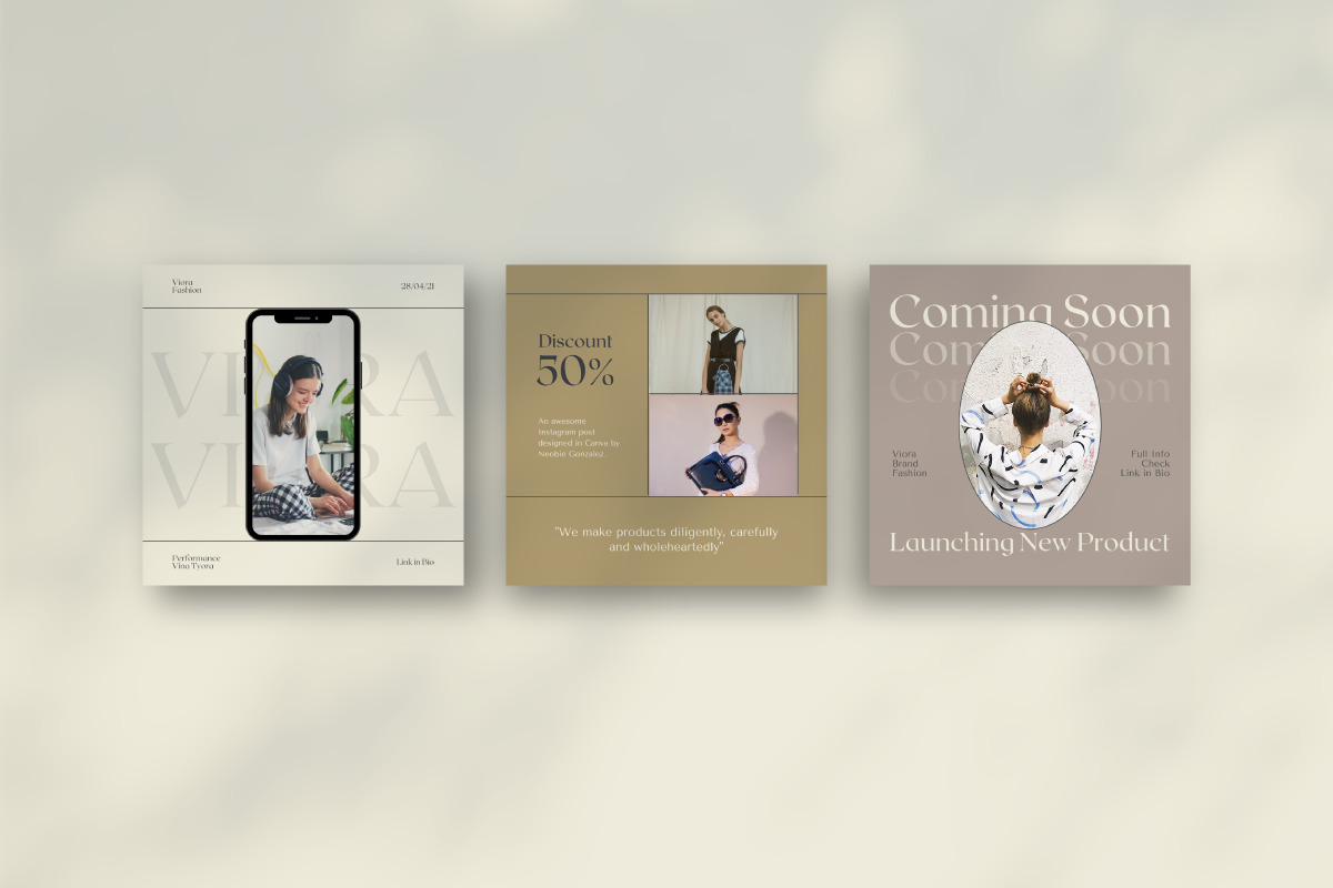 Viora Brand - Canva Instagram Template Viora Brand - Canva Instagram Template