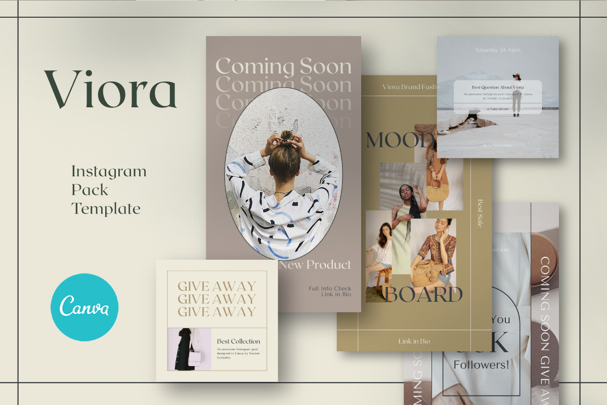 Viora Brand - Canva Instagram Template Viora Brand - Canva Instagram Template