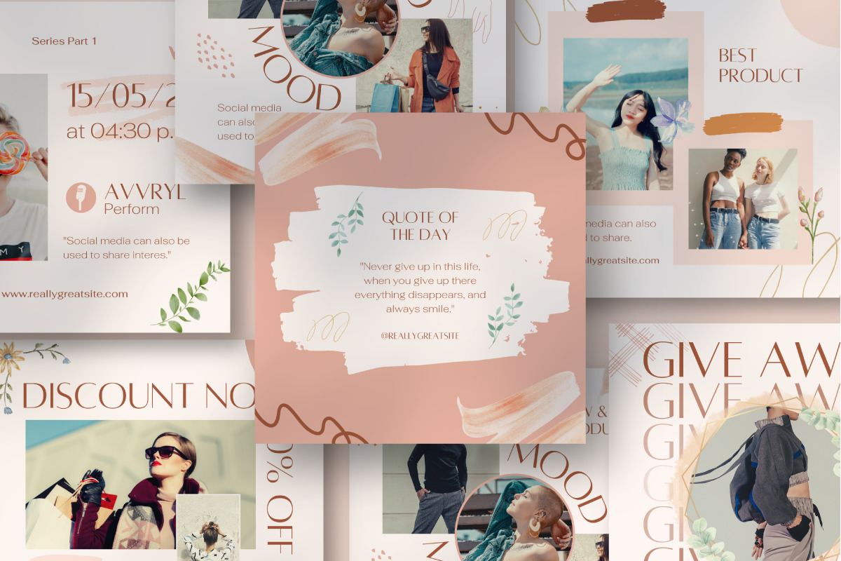 Avvryl Fashion - Canva Instagram Template Avvryl Fashion - Canva Instagram Template