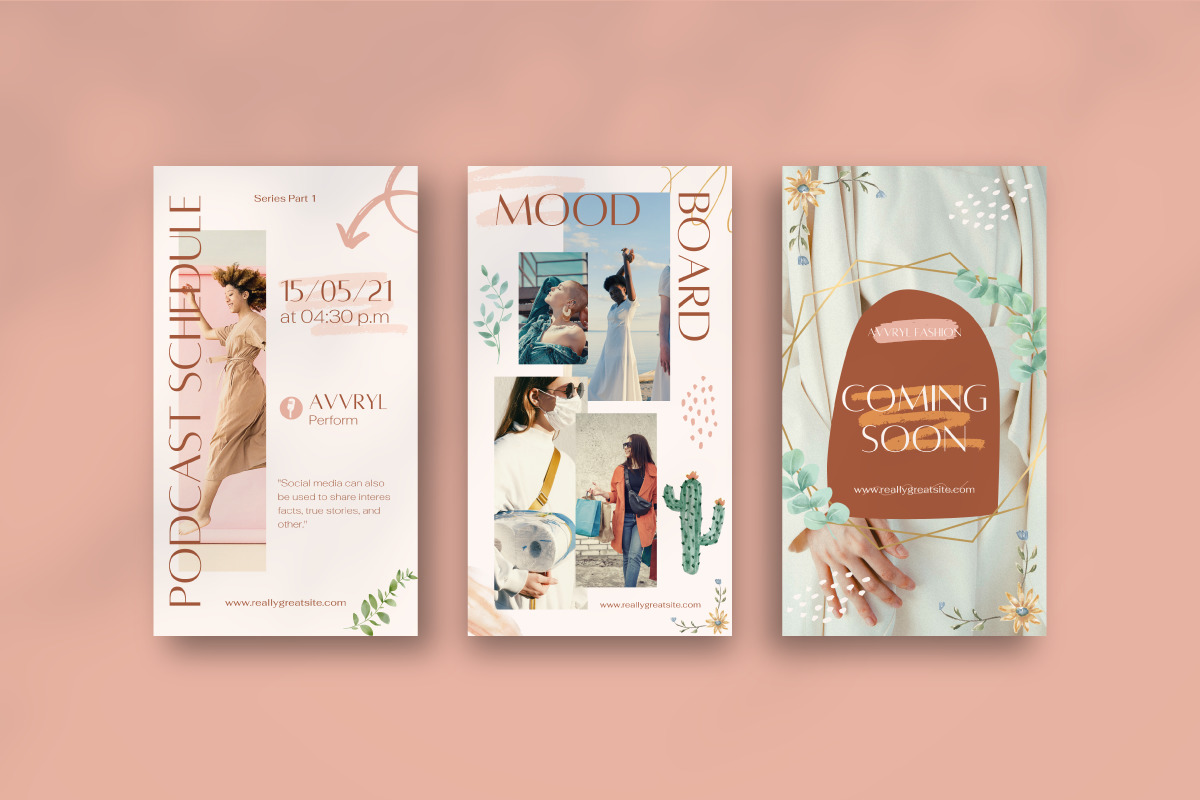 Avvryl Fashion - Canva Instagram Template Avvryl Fashion - Canva Instagram Template