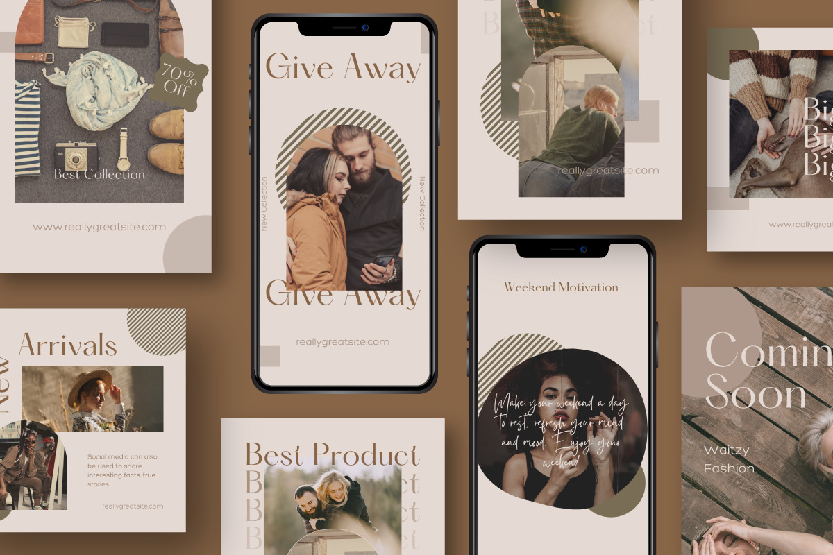 Waitzy Fashion - Canva Instagram Template Waitzy Fashion - Canva Instagram Template