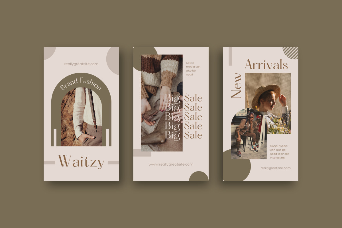 Waitzy Fashion - Canva Instagram Template Waitzy Fashion - Canva Instagram Template