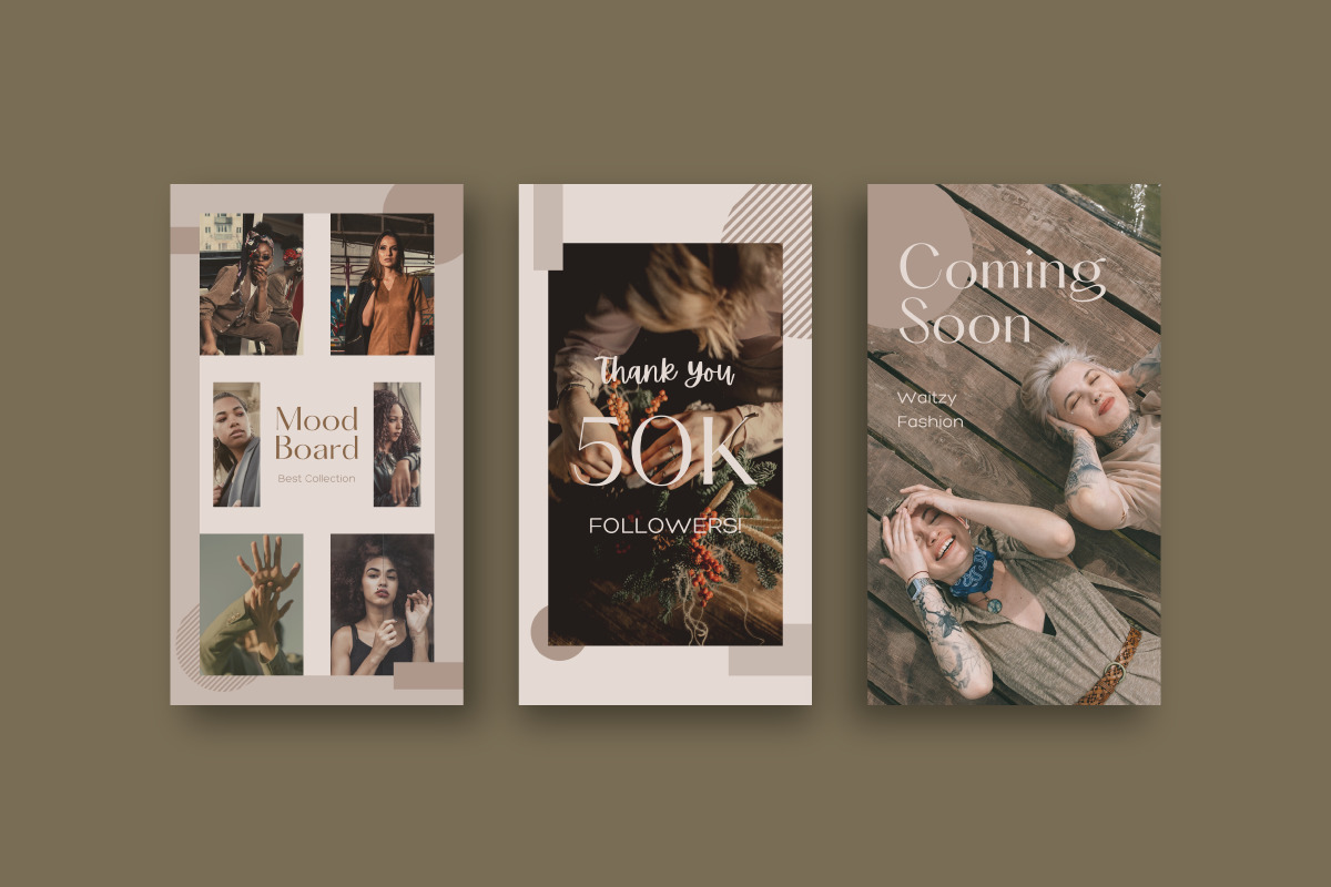 Waitzy Fashion - Canva Instagram Template Waitzy Fashion - Canva Instagram Template