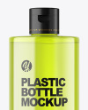 Color Plastic Cosmetic Bottle Mockup