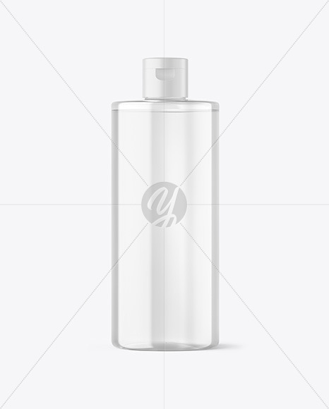 Clear Cosmetic Bottle Mockup