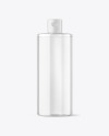 Clear Cosmetic Bottle Mockup