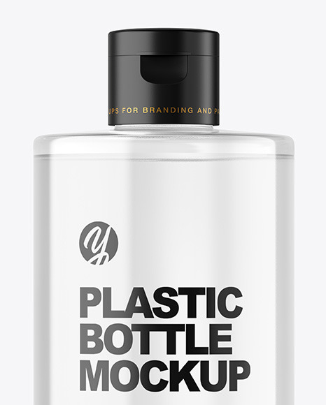 Clear Cosmetic Bottle Mockup