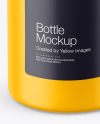 Matte Bottle w/ Glossy Label Mockup