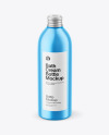 Metallic Bottle with Paper Label Mockup Metallic Bottle with Paper Label Mockup