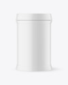 Matte Plastic Jar Mockup