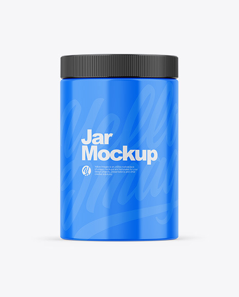 Glossy Jar Mockup