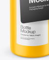 Matte Bottle with Glossy Label Mockup