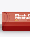 Plastic USB Flash Drive Mockup