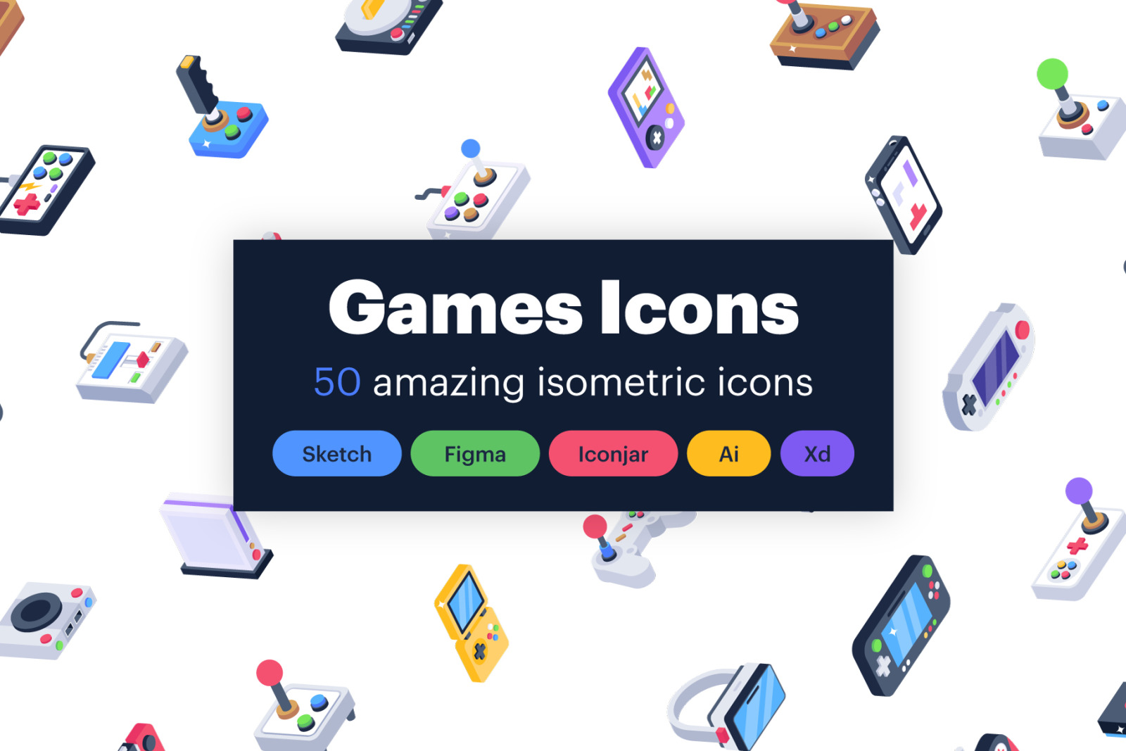 50 Isometric Game Icons 50 Isometric Game Icons